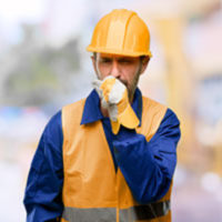 Worker with Respiratory Illness